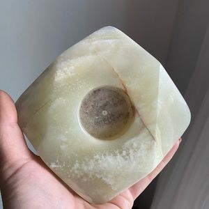Stone tea light